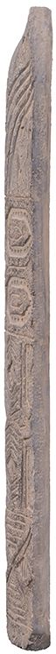A & B Home Deep Gray Tribe Shield Statue-1