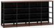 Salamander Designs® Synergy Quad 40 AV Cabinet-Dark Cherry/Black-0