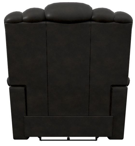 La-Z-Boy® Randell Dark Chocolate Leather Power Wall Recliner with Headrest and Lumbar-3