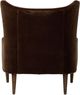Four Hands Marlow Monte Chocolate Wing Chair-4