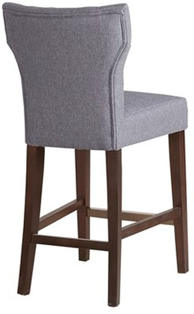 Olliix by Madison Park Grey Avila Tufted Back Counter Stool-3