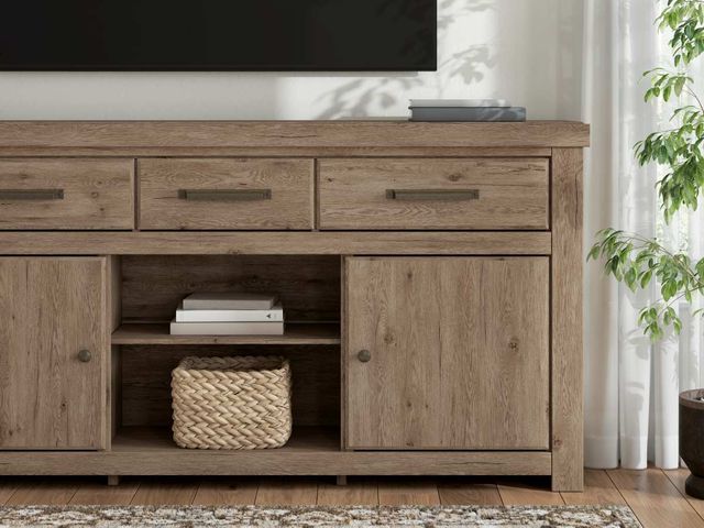 Signature Design by Ashley® Garistyn Brown XL TV Stand-3