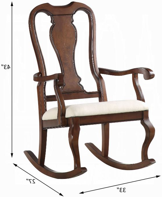 Acme sharan rocking chair cherry sale