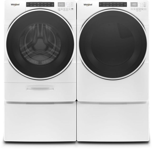 Whirlpool® White Front Load Laundry Pair-5