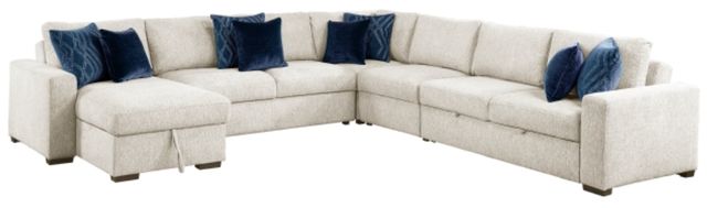 Homelegance® Isla 5-Piece Beige Sectional with Reversible Chaise-2