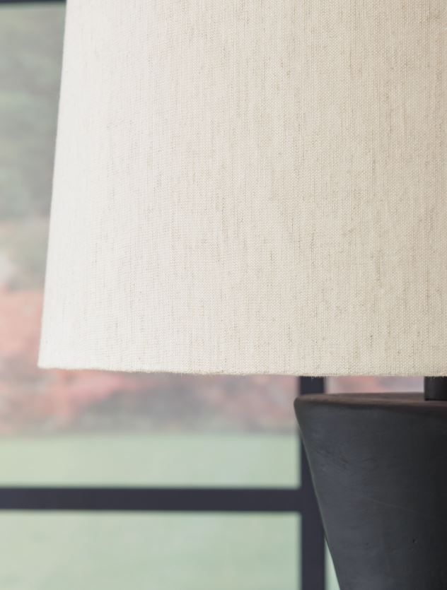 Signature Design by Ashley® Scarbot Distressed Black Table Lamp-2
