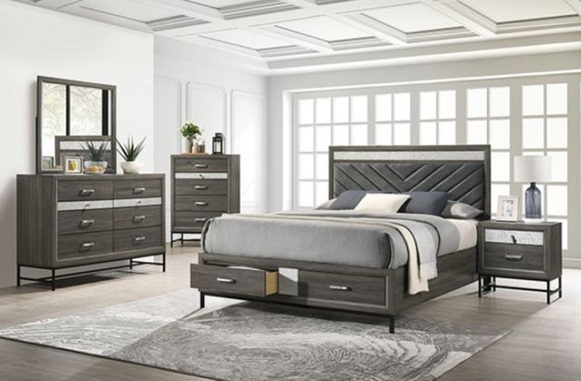 Furniture of America® Voleta Gray Chest-1