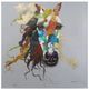 YHD Horse of an Abstract Color Wall Art-0
