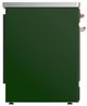 Ilve® Majestic III 30" Emerald Green Pro Style Induction Range with Solid Door and Copper Trim-3