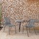 Armen Living Clip 2-Piece Gray Dining Chairs-2