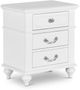Elements International Alana 3-Piece White Full Youth Bedroom Set-3