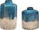 Uttermost® Coastal Cascade 2-Piece Beige/Ocean Blue Vase Set-0