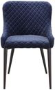 Moe's Home Collection Etta Dark Blue Dining Arm Chair-1
