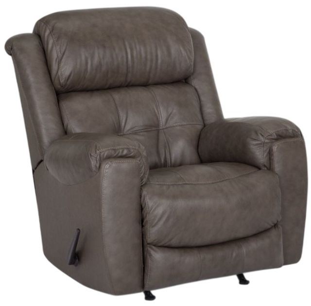 Franklin™ Corwin Dakota Gray Leather Manual Rocker Recliner-0