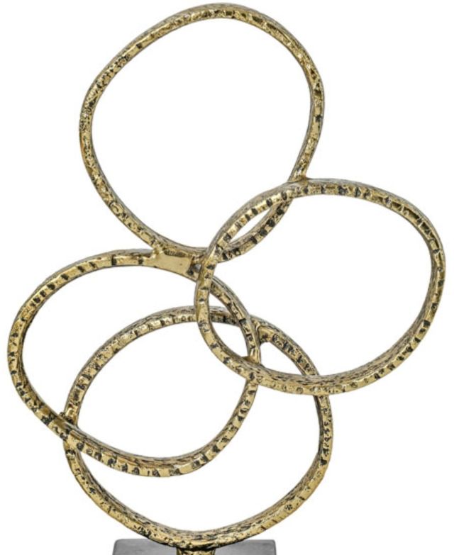 Signature Design by Ashley® Wellcott Black/Gold Sculpture-1