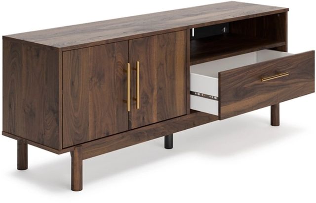 Signature Design by Ashley® Calverson Mocha 59" TV Stand-2