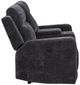 Coaster® Kennett Dark Gray Power Reclining Loveseat-3