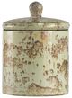 A & B Home Antique Green Soy Wax Candle-1
