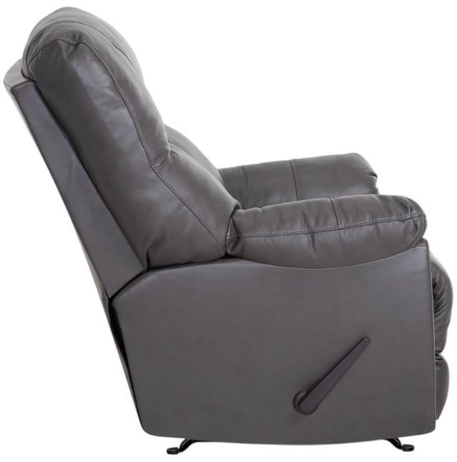 Franklin™ Kent Eden Iron Leather Manual Swivel Rocker Recliner-4