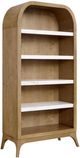 Bernards Tapestry Beige Marble Shelf Bookcase-3