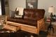Kodiak Furniture Lodge Oregon Trail Saddle/Natural Full Storage Futon with Mattress-1