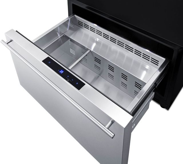 Summit® 2.5 Cu. Ft. Stainless Steel Refrigerator Drawer -3