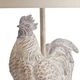 Crestview Collection Barnyard Rooster 2-Piece White Washed Table Lamp Set-3
