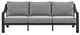 Armen Living Koda 4-Piece Black/Grey Outdoor Conversation Set-1