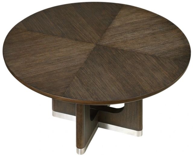 Homelegance® Clara Brown Round Dining Table-3