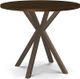 Amisco Customizable Asterisk Round Counter-Height Table with Starburst Stand -0