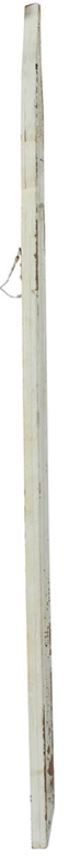 A & B Home Weathered White Full Length Floor Mirror-1