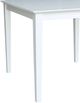John Thomas Furniture® Dining Essentials White Square Dining Table with 30" Shaker Legs-1