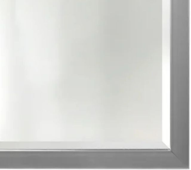 Stylecraft Light Gray Beveled Framed Wall Mirror-1