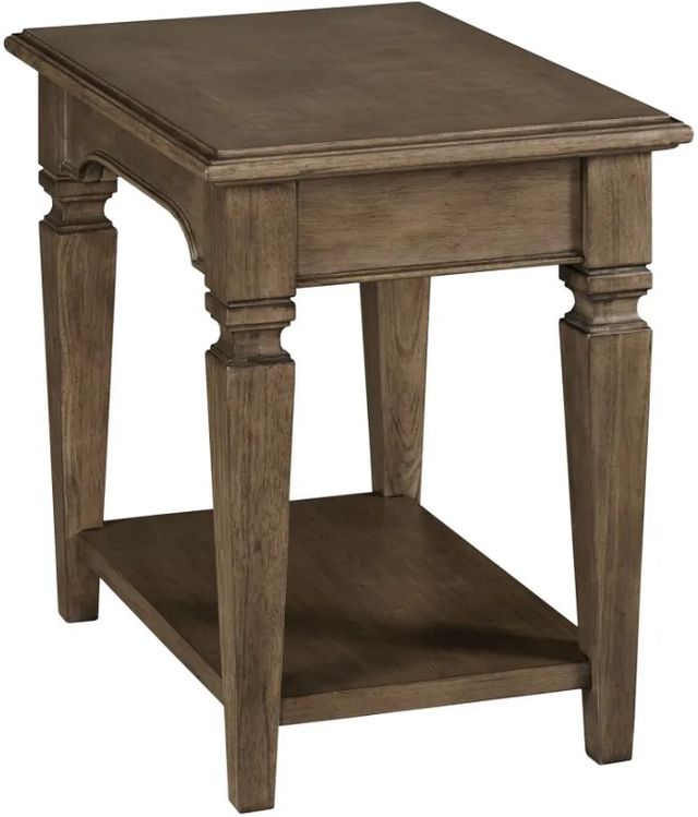 Hammary® Maribelle Brown Wedge Chairside Table-0