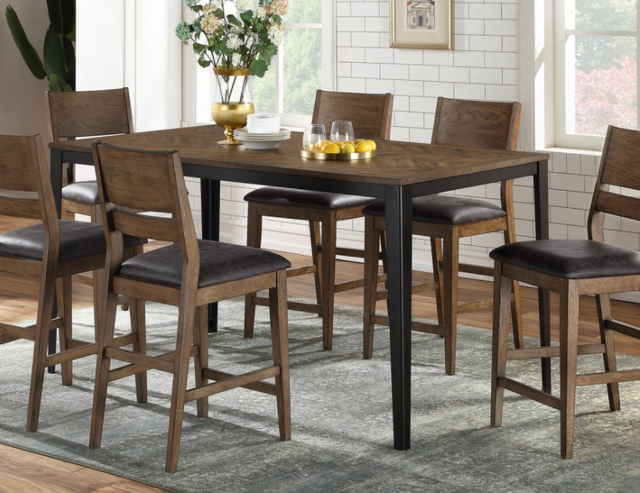 Winners Only® Maxwell Suede 72" Tall Table with Black Metal Base-2