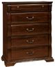Furniture of America® Burleigh 5-Piece Cherry Queen Panel Bedroom Set-2