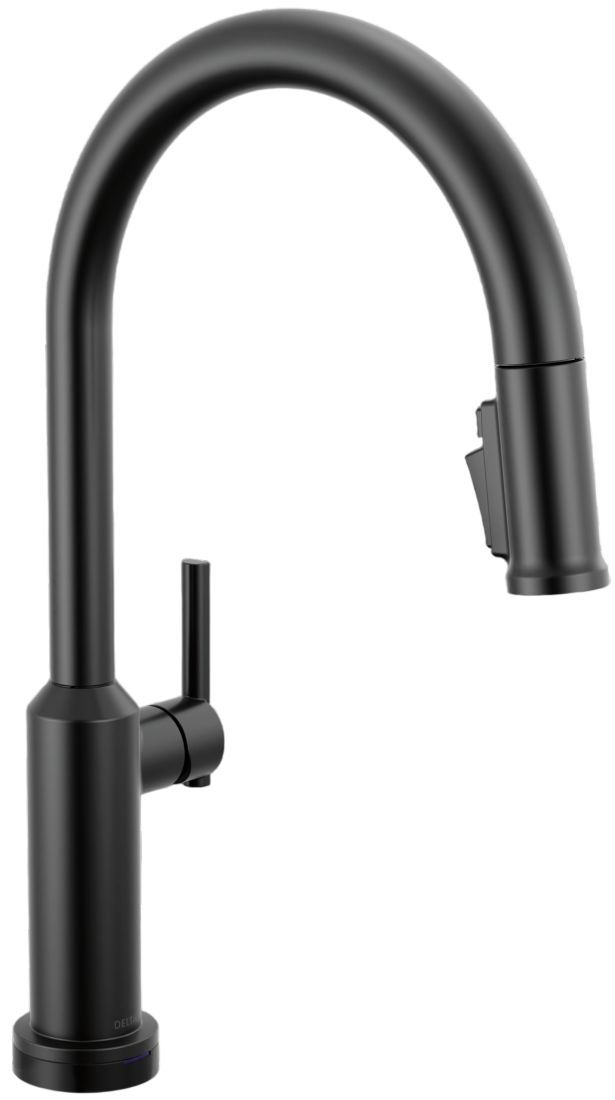 Delta Cordova™ Matte Black Touch2O® Technology  Kitchen Faucet with Touchless Technology-0