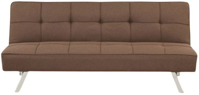 Milton Greens Stars Brown Tufted Futon Bed with Metal Leg-1