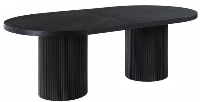 Meridian Furniture Belinda Black Oak Dining Table-1