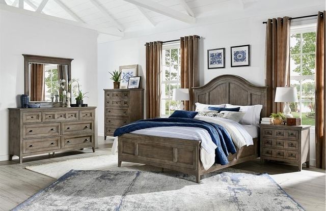Magnussen Home® Paxton Place Dovetail Gray Dresser and Mirror-1