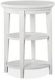 Magnussen Home® Heron Cove Chalk White Round End Table-0