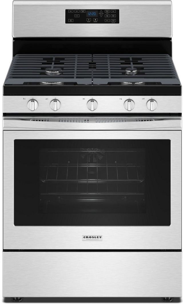 Crosley® 30" Stainless Steel Freestanding Gas Range-0