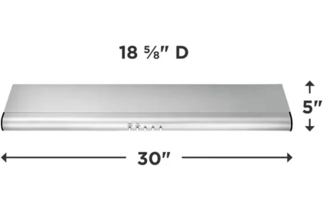 Frigidaire® 30" Stainless Steel Under Cabinet Range Hood-2