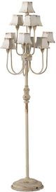 A & B Home Distressed Whitewash Floor Lamp-0