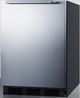 Summit® 5.5 Cu. Ft. Stainless Steel Under the Counter Refrigerator-1