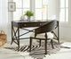 Hooker® Furniture Retreat Black Sand Pole Rattan Writing Desk-1