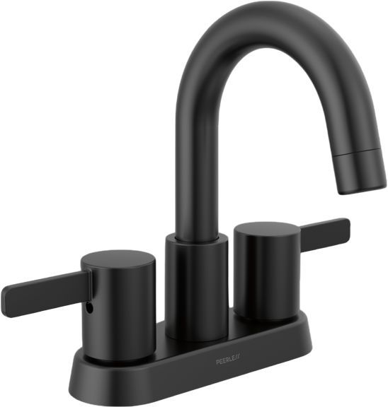 Peerless Precept® Matte Black 2-Handle Centerset Lavatory Faucet-0