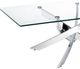 VIG Furniture Modrest Pyrite Modern Chrome/Clear Coffee Table-1