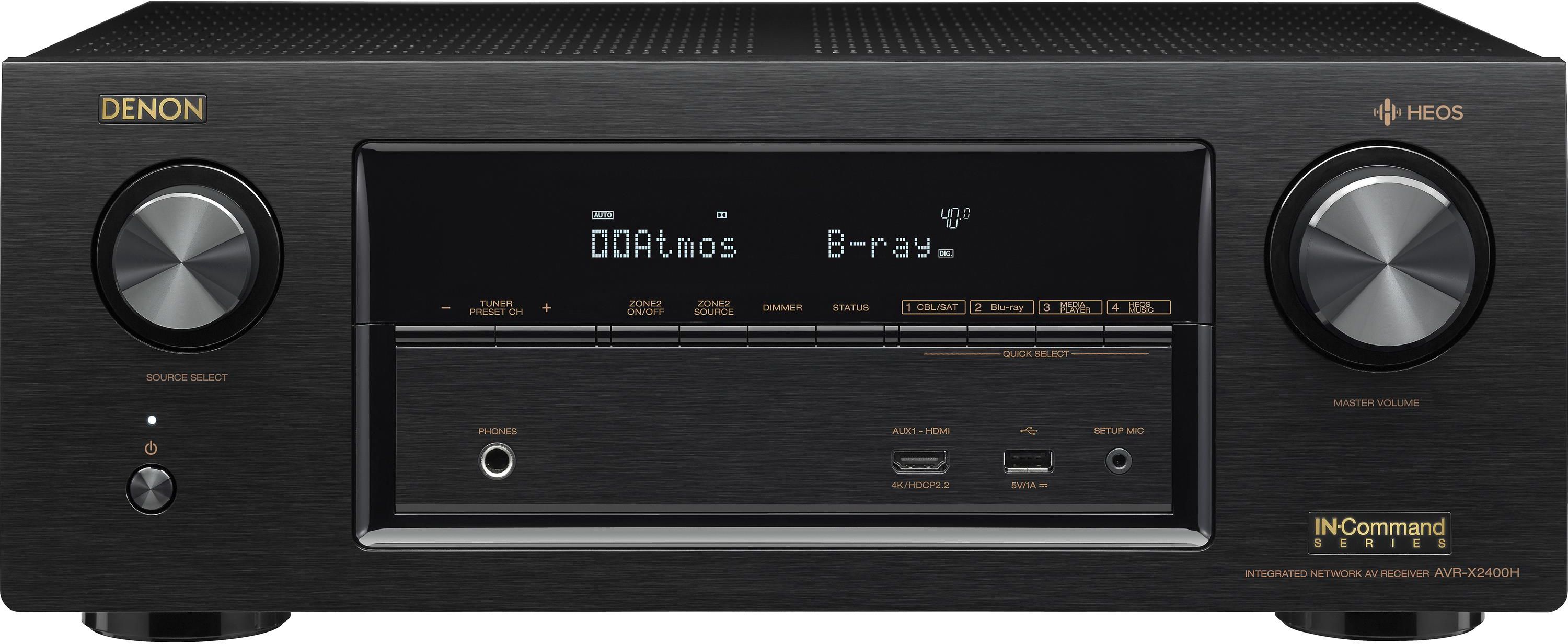 Denon® 7.2 Channel AV Surround Receiver-Black | Direct Appliance