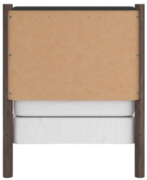 Signature Design by Ashley® Pamytta Brown Twin Upholstered Panel Bed-4